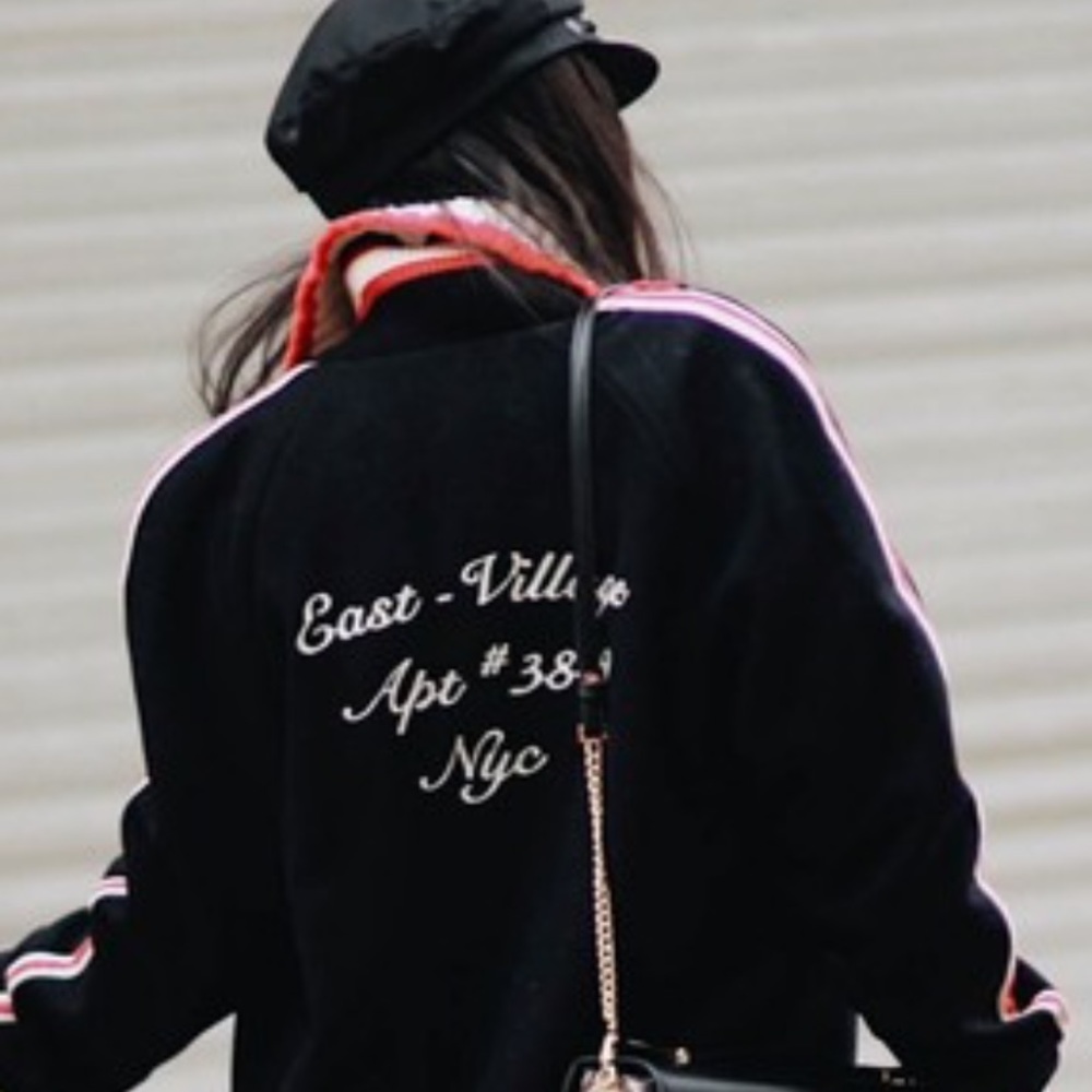 NWOT Zara East Village Bomber Jacket Size Small